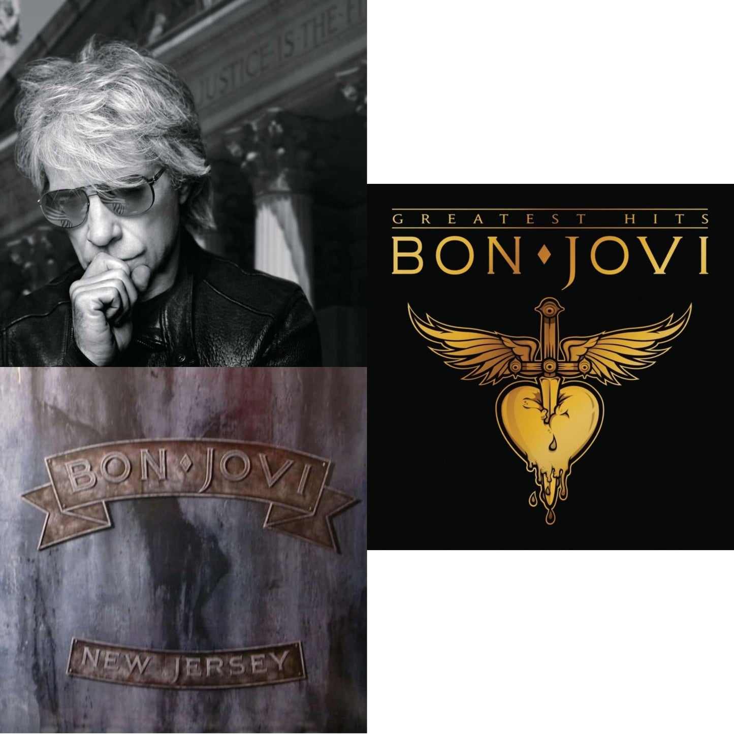 Bon Jovi - Greatest Hits (2LP) & 2020 (2LP/Gold Vinyl) & New Jersey (180G)