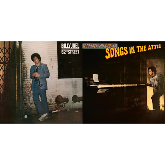 Billy Joel - 52Nd Street & Songs In The Attic - LP Vinyl Bundle