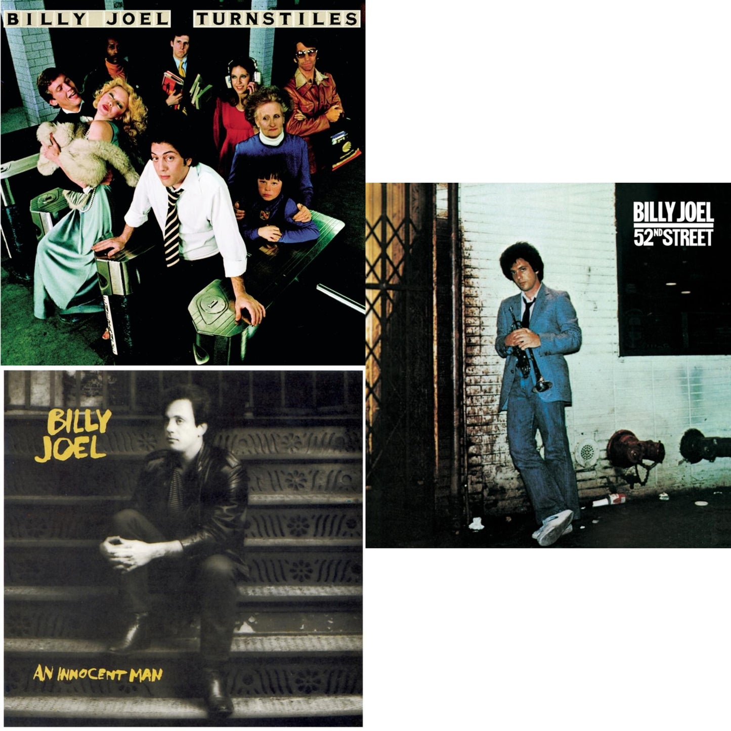 Billy Joel - Turnstiles & An Innocent Man & 52Nd Street - CD Bundle