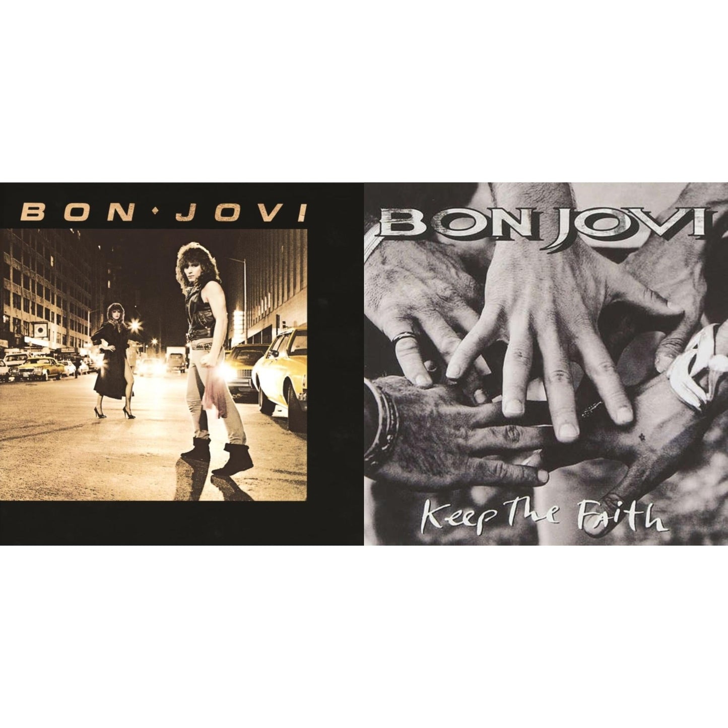 Bon Jovi - Bon Jovi (180G) & Keep The Faith (180G) - LP Vinyl Bundle