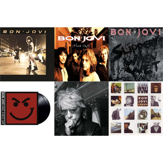 Bon Jovi - 2020 (2LP/Gold Vinyl) & Bon Jovi (180G) & Slippery When Wet (180G) & These Days (180G) & Crush (180G) & Have A Niceday (180G)