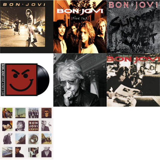 Bon Jovi - Cross Road (2LP) & 2020 (2LP/Gold Vinyl) & Bon Jovi (180G) & Slippery When Wet (180G) & These Days (180G) & Crush (180G) & Have A Niceday (180G)