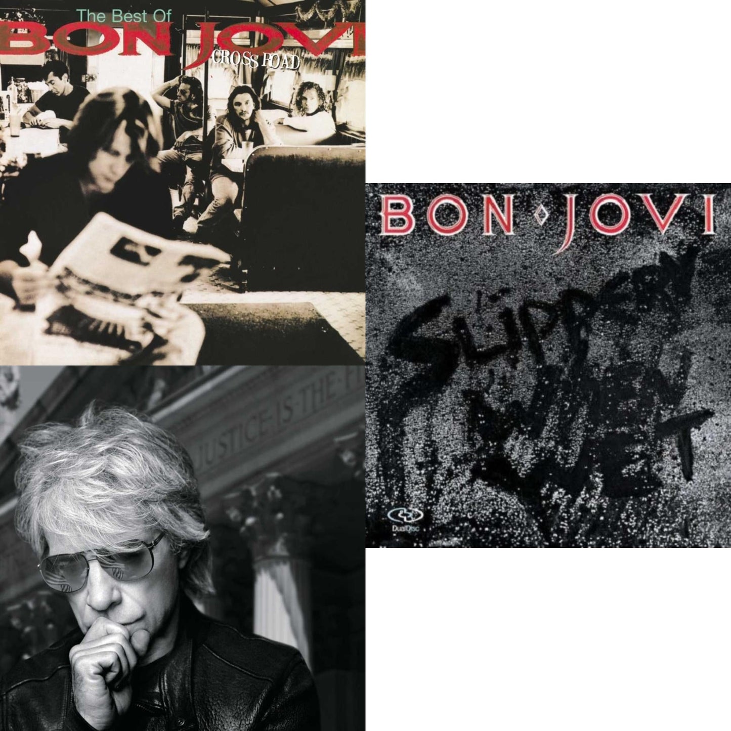 Bon Jovi - Cross Road (2LP) & 2020 (2LP/Gold Vinyl) & Slippery When Wet (180G)