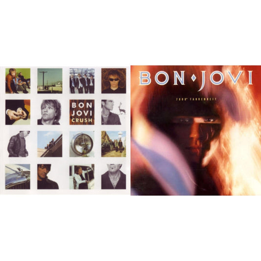 Bon Jovi - 7800º Fahrenheit (180G) & Crush (180G) - LP Vinyl Bundle