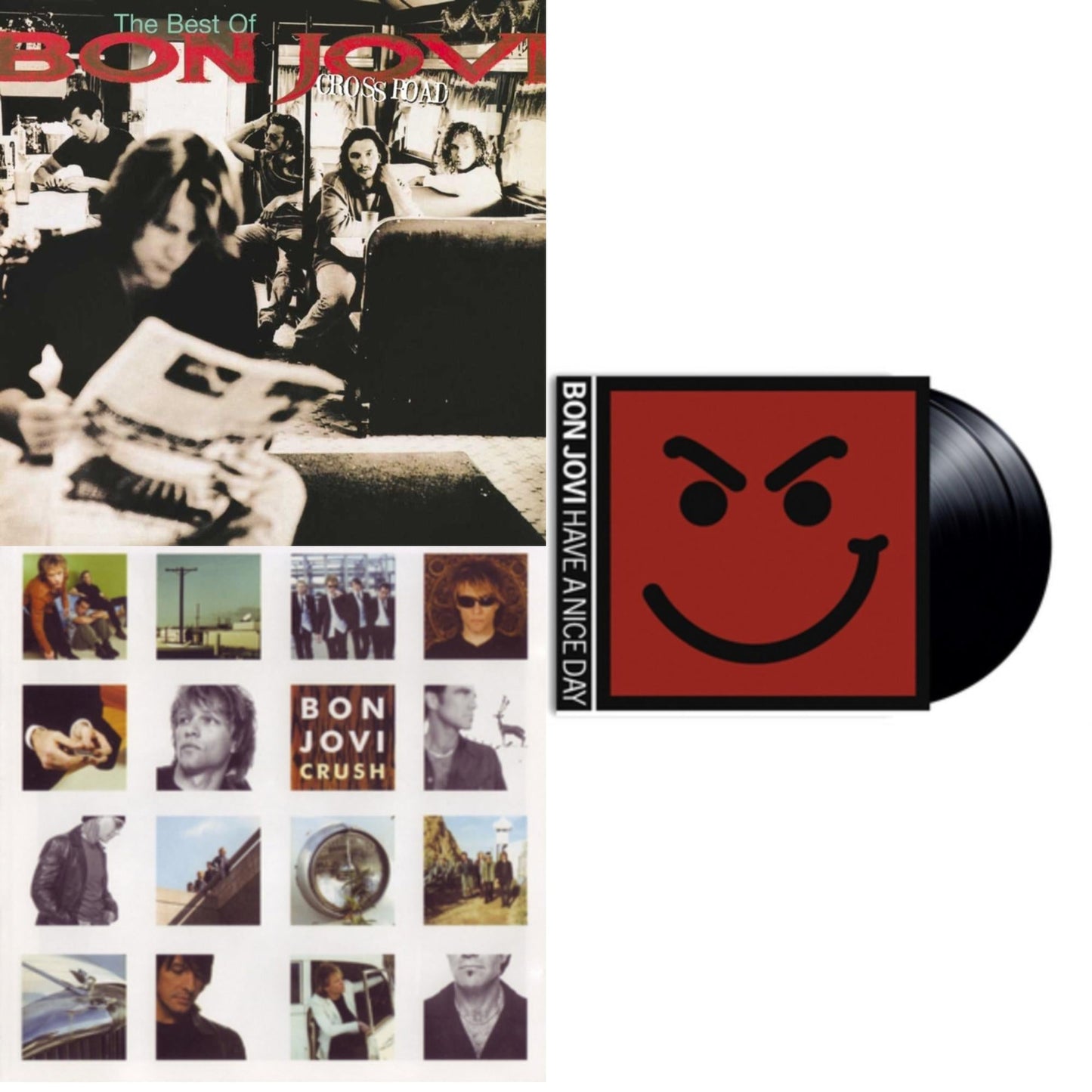 Bon Jovi - Cross Road (2LP) & Crush (180G) & Have A Niceday (180G)