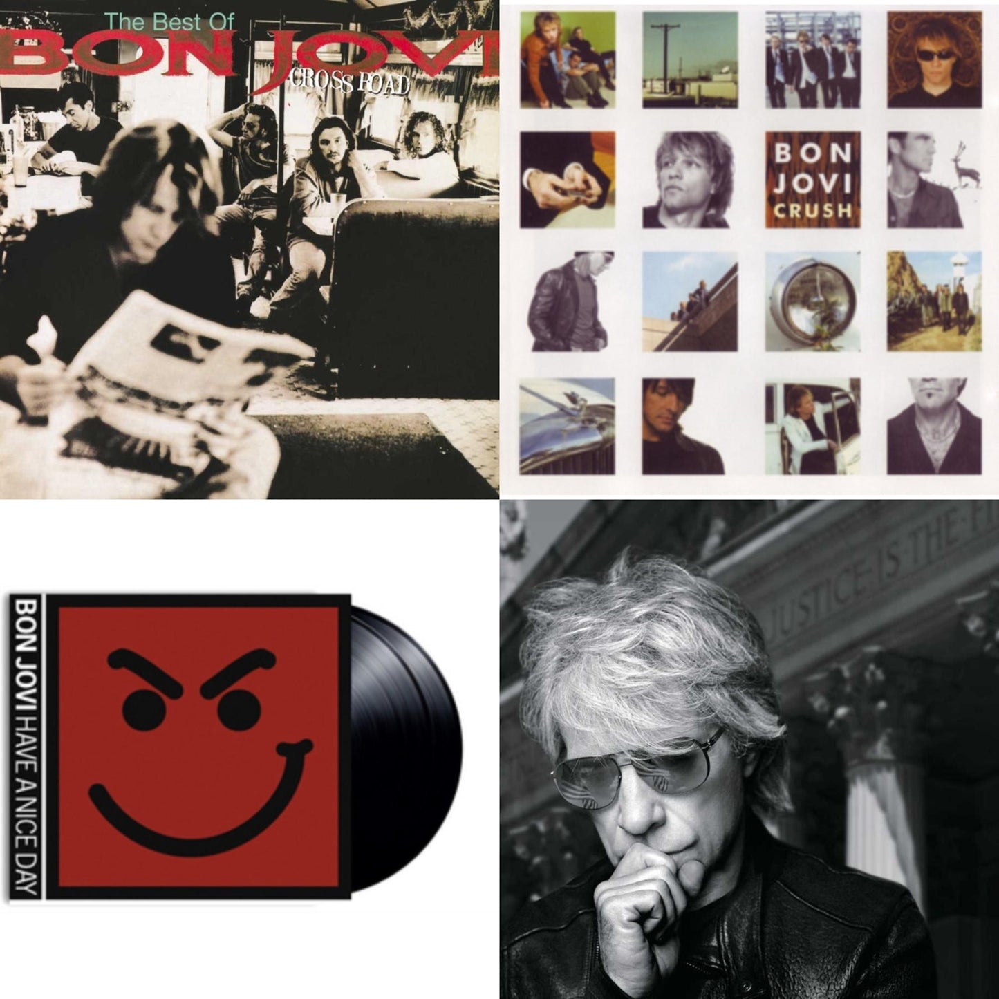 Bon Jovi - Cross Road (2LP) & 2020 (2LP/Gold Vinyl) & Crush (180G) & Have A Niceday (180G)