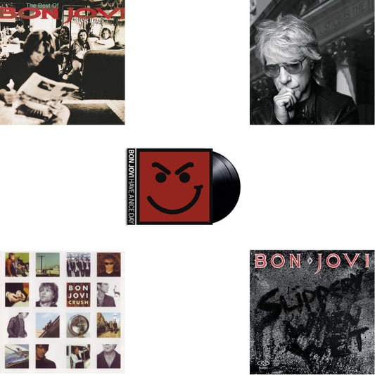 Bon Jovi - Cross Road (2LP) & 2020 (2LP/Gold Vinyl) & Slippery When Wet (180G) & Crush (180G) & Have A Niceday (180G)