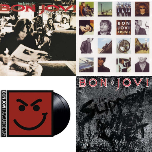 Bon Jovi - Cross Road (2LP) & Slippery When Wet (180G) & Crush (180G) & Have A Niceday (180G)
