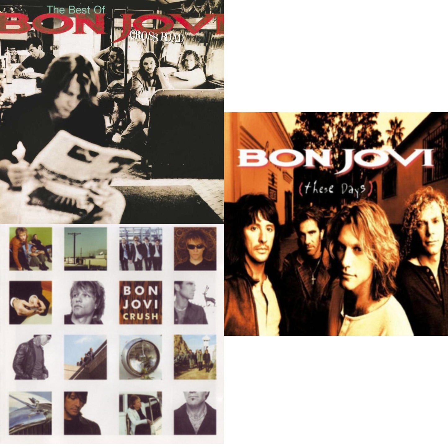 Bon Jovi - Cross Road (2LP) & These Days (180G) & Crush (180G)