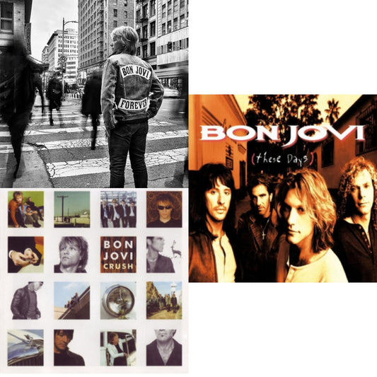 Bon Jovi - Forever & These Days (180G) & Crush (180G) - LP Vinyl Bundle