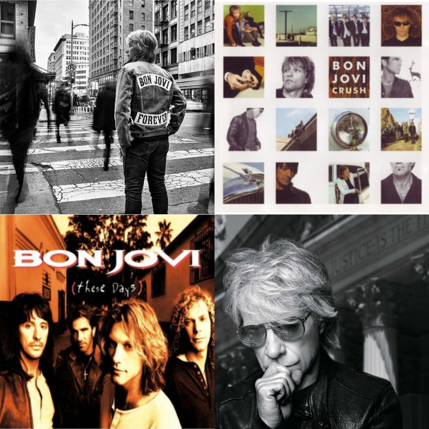 Bon Jovi - Forever & 2020 (2LP/Gold Vinyl) & These Days (180G) & Crush (180G)