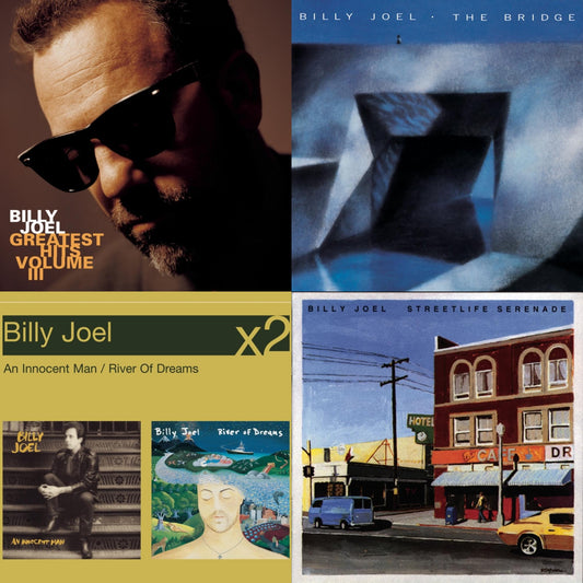 Billy Joel - Streetlife Serenade & Bridge & River Of Dreams & Greatest Hits Vol.3 - CD Bundle