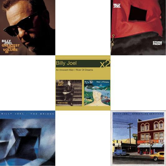 Billy Joel - Stormfront & Streetlife Serenade & Bridge & River Of Dreams & Greatest Hits Vol.3 - CD Bundle
