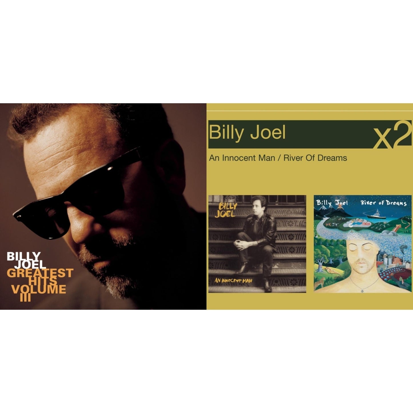 Billy Joel - River Of Dreams & Greatest Hits Vol.3 - CD Bundle