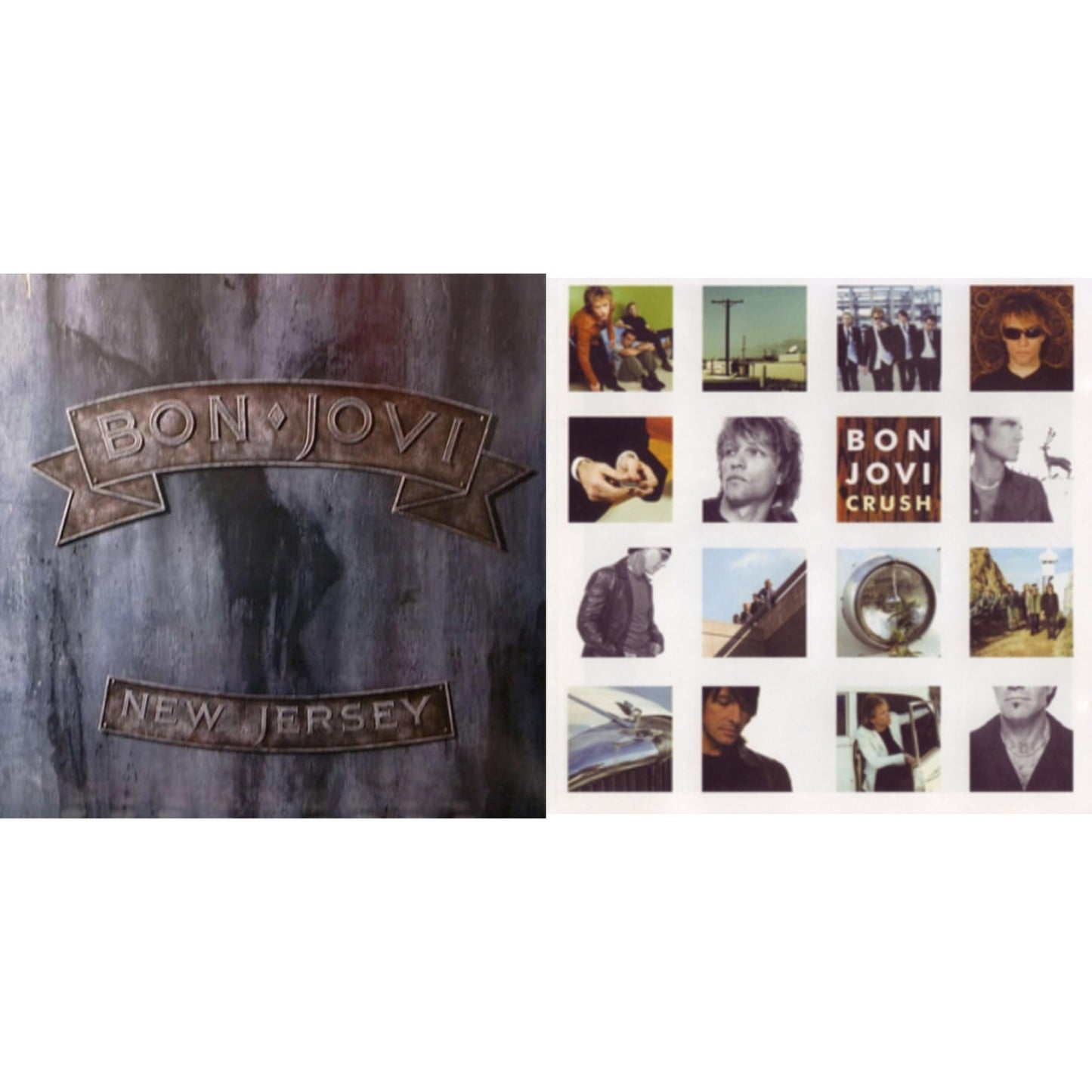 Bon Jovi - New Jersey (180G) & Crush (180G) - LP Vinyl Bundle