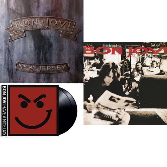 Bon Jovi - Cross Road (2LP) & New Jersey (180G) & Have A Niceday (180G)