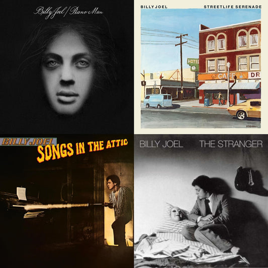 Billy Joel - Piano Man & Streetlife Serenade & Songs In The Attic & Stranger (180G) - LP Vinyl Bundle