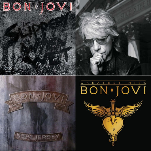 Bon Jovi - Greatest Hits (2LP) & 2020 (2LP/Gold Vinyl) & Slippery When Wet (180G) & New Jersey (180G)