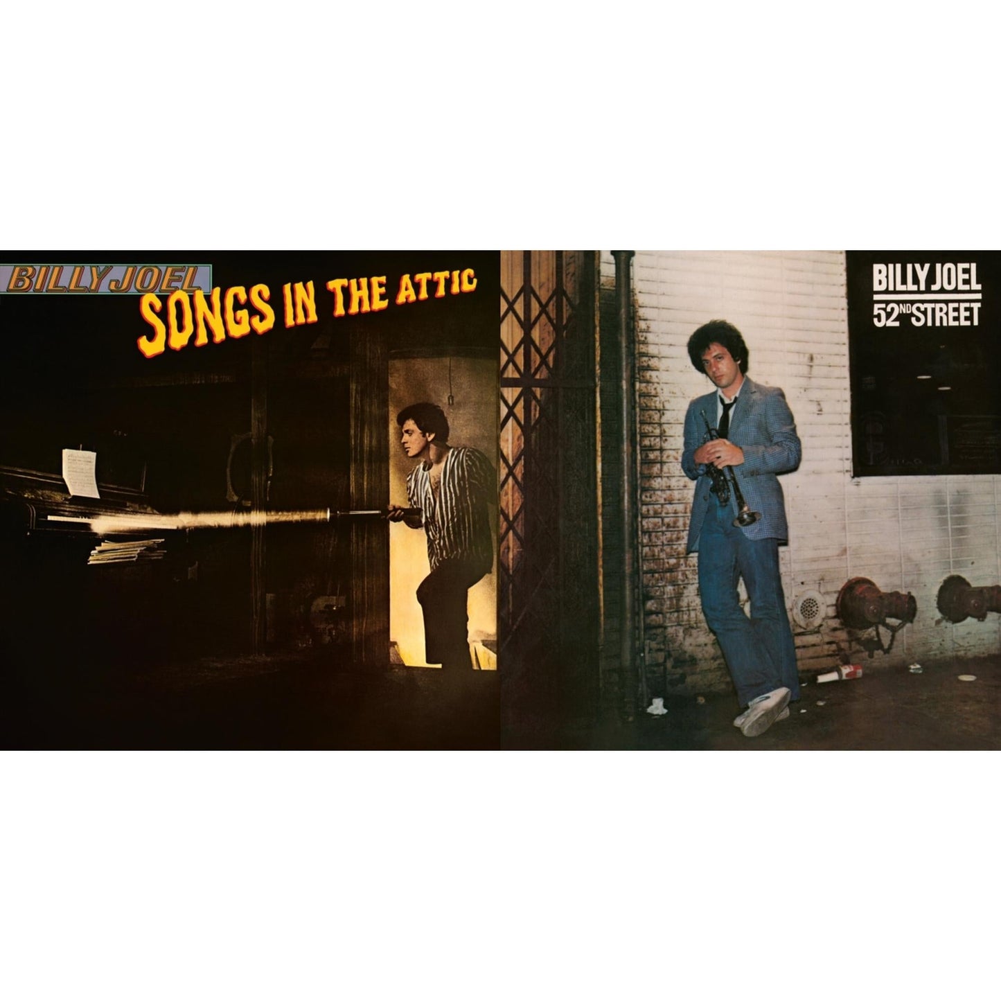 Billy Joel - Songs In The Attic & 52Nd Street - LP Vinyl Bundle