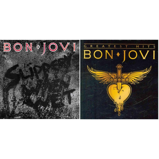 Bon Jovi - Slippery When Wet & Bon Jovi Greatest Hits - CD Bundle