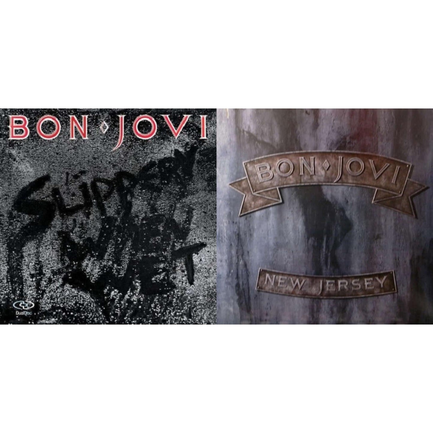 Bon Jovi - Slippery When Wet (180G) & New Jersey (180G) - LP Vinyl Bundle