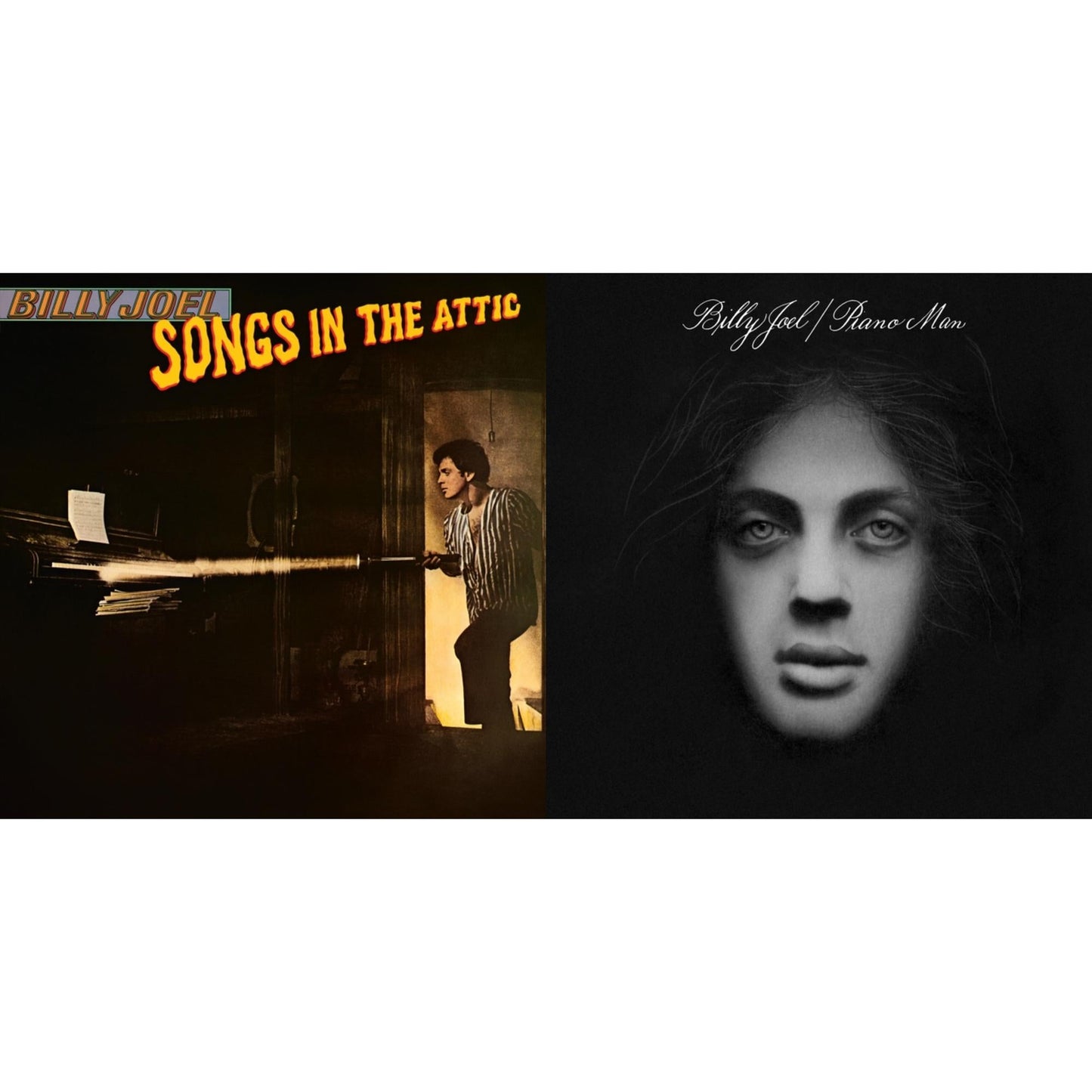 Billy Joel - Piano Man & Songs In The Attic - LP Vinyl Bundle