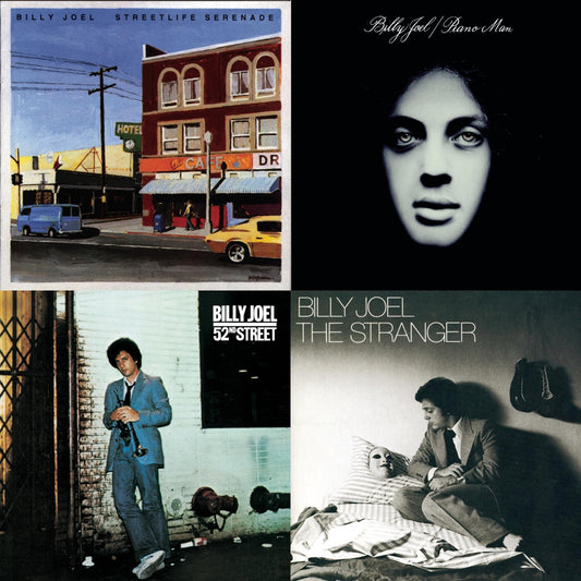 Billy Joel - Streetlife Serenade & 52Nd Street & Piano Man & Stranger - CD Bundle