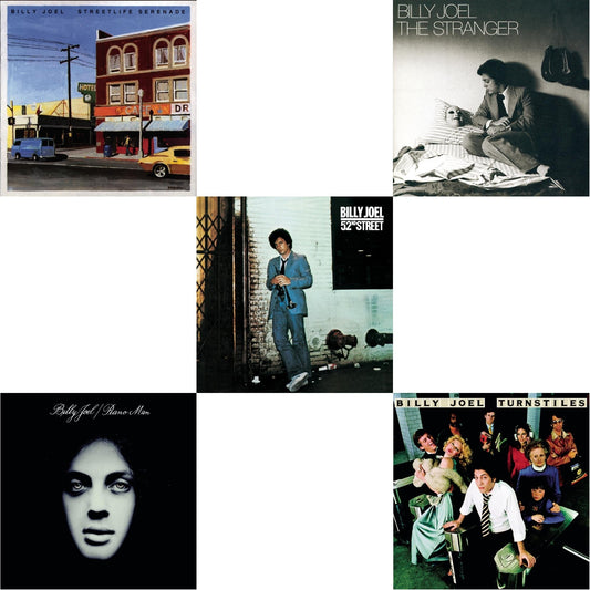 Billy Joel - Turnstiles & Streetlife Serenade & 52Nd Street & Piano Man & Stranger - CD Bundle