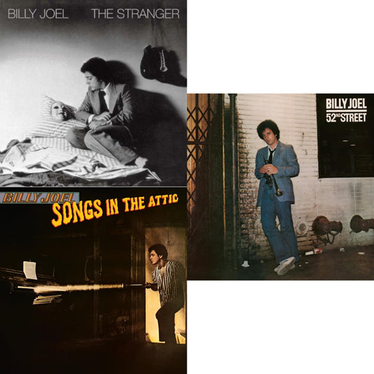 Billy Joel - 52Nd Street & Songs In The Attic & Stranger (180G) - LP Vinyl Bundle