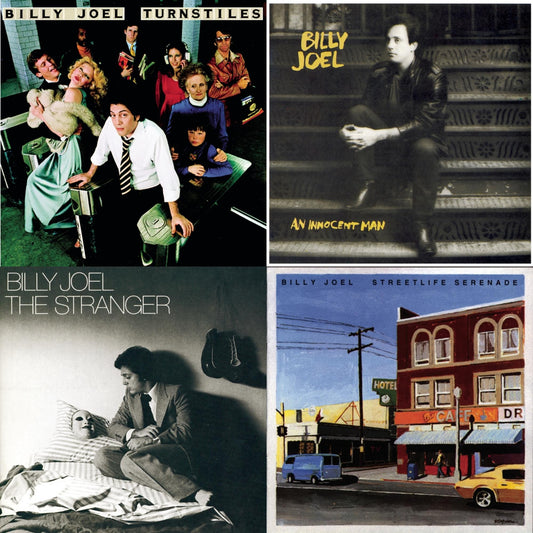 Billy Joel - Turnstiles & Streetlife Serenade & An Innocent Man & Stranger - CD Bundle