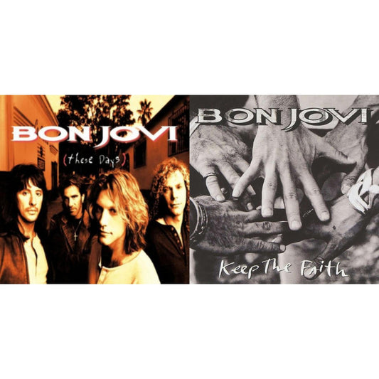 Bon Jovi - Keep The Faith (180G) & These Days (180G) - LP Vinyl Bundle