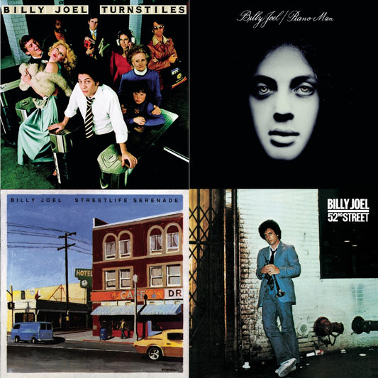 Billy Joel - Turnstiles & Streetlife Serenade & 52Nd Street & Piano Man - CD Bundle