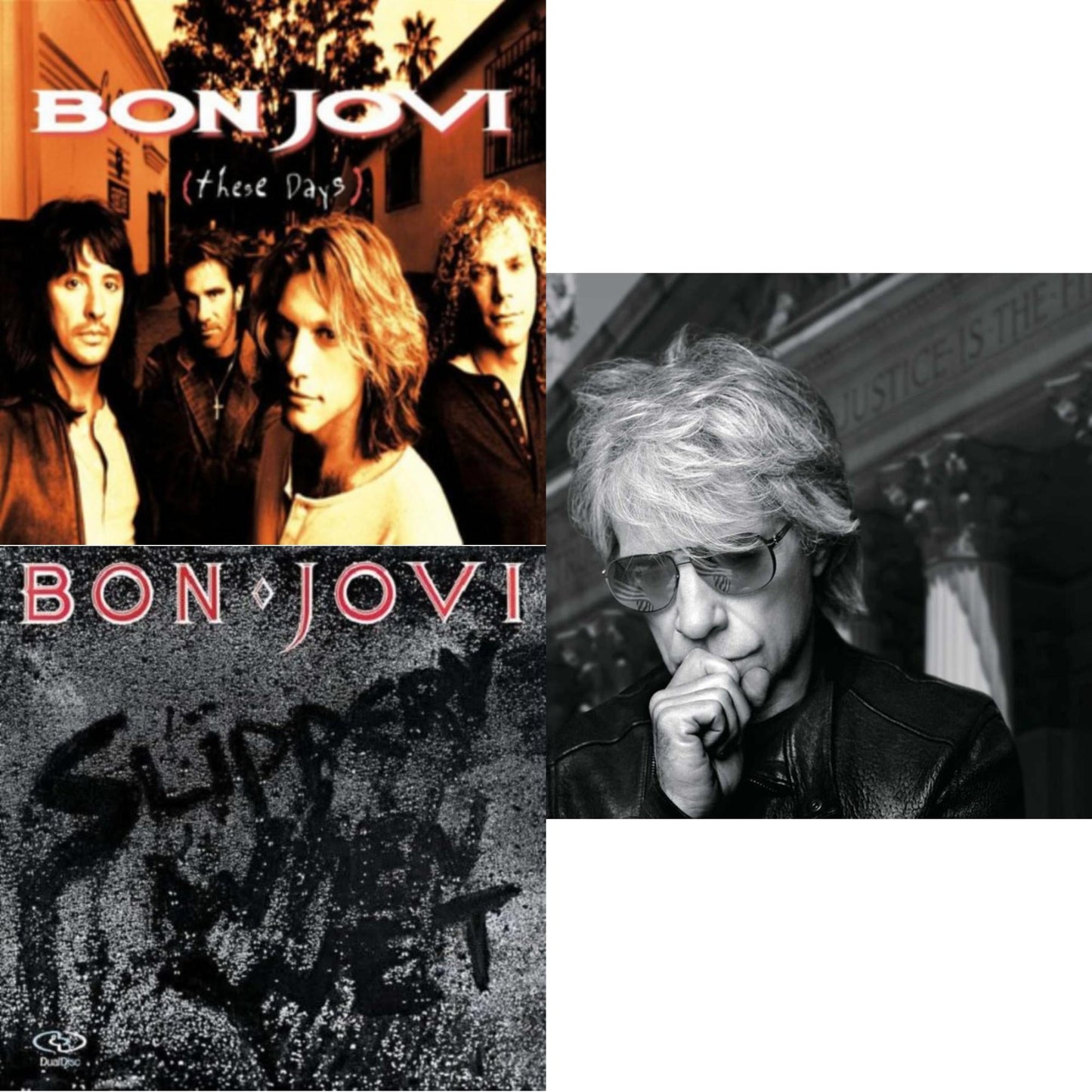 Bon Jovi - These Days (180G) & Slippery When Wet (180G) & 2020 (2LP/Gold Vinyl)