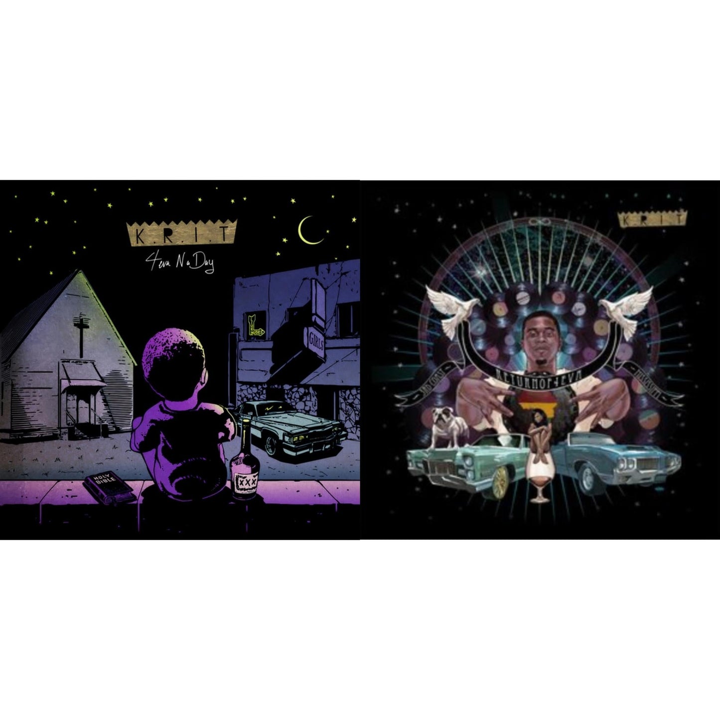 Big K.R.I.T. - 4Eva N A Day (Limited/2LP) & Return Of 4Eva (Limited/2LP)