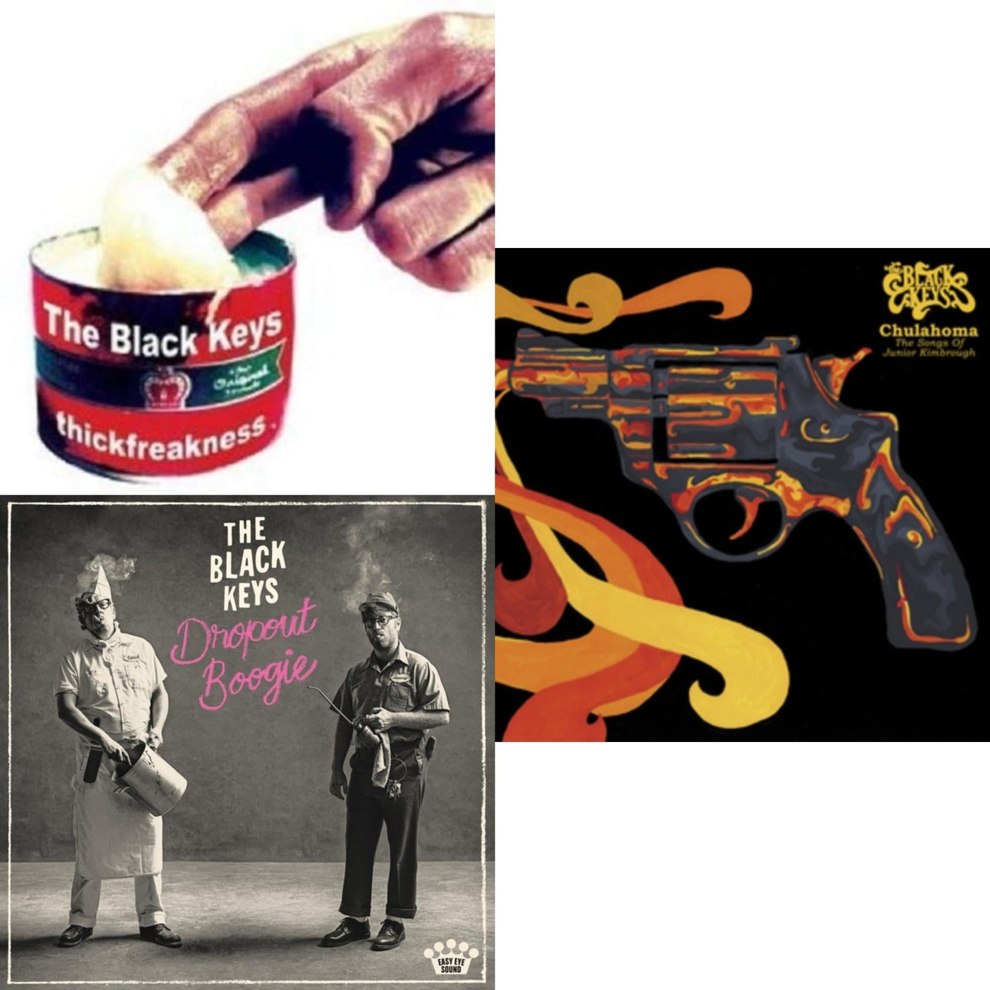Black Keys - Thickfreakness & Dropout Boogie & Chulahoma - LP Vinyl Bundle