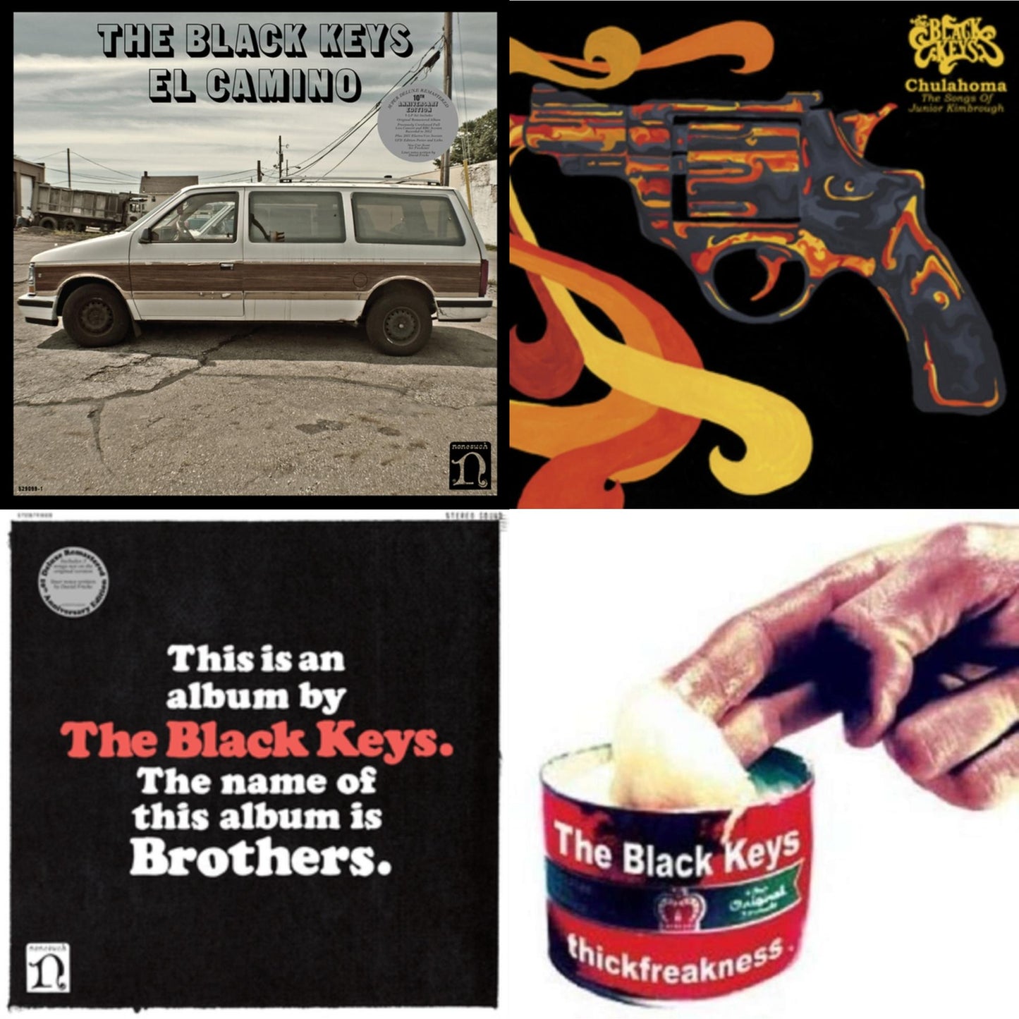 Black Keys - Thickfreakness & El Camino (10Th Anniversary Deluxe Edition/3LP) & Brothers (Deluxe Remastered Anniversary Edition) & Chulahoma