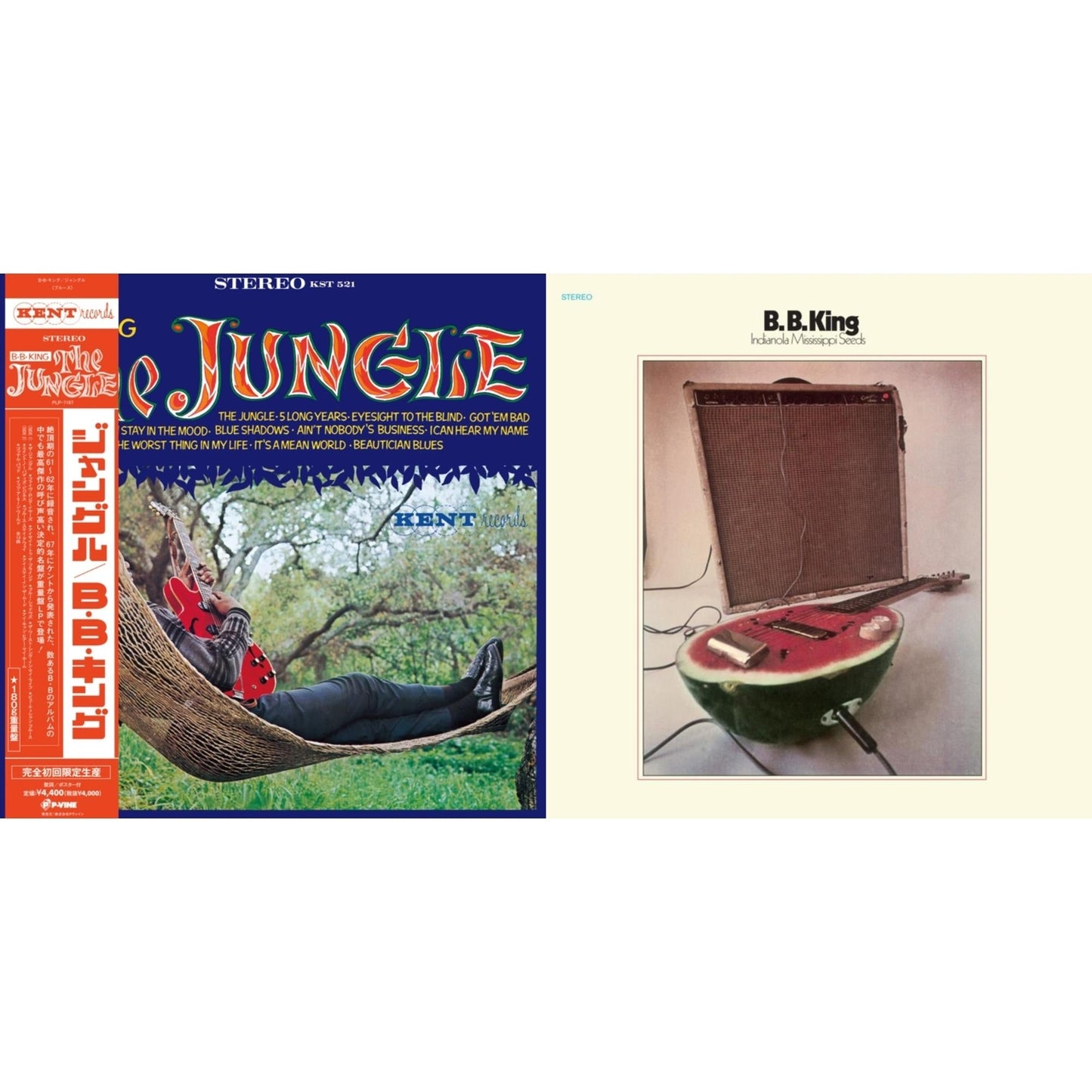 B.B. King - Jungle (180G) & Indianola Mississippi Seeds - LP Vinyl Bundle