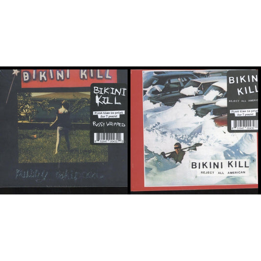 Bikini Kill - Reject All American & Pussy Whipped - CD Bundle