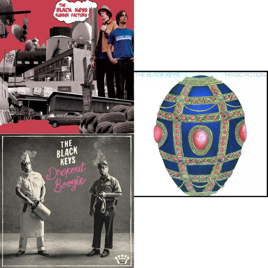 Black Keys - Rubber Factory & Dropout Boogie & Magic Potion - LP Vinyl Bundle