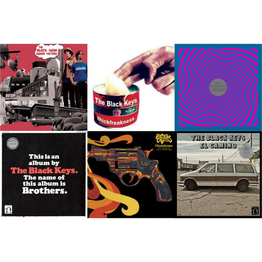 Black Keys - Thickfreakness & Rubber Factory & El Camino (10Th Anniversary Deluxe Edition/3LP) & Brothers (Deluxe Remastered Anniversary Edition) & Turn Blue & Chulahoma