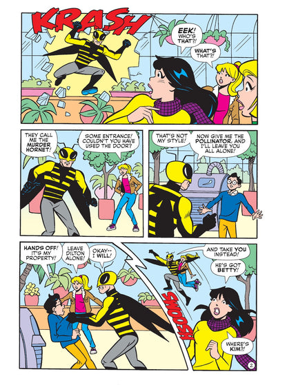 Archie Jumbo Comics Digest - Issue 357: Now That Stings! How Pureheart & The Fly Save the Day As A Madman Named The Murder Hornet Crashes An Indoor Flower Show In Riverdale’s Huge Greenhouse!