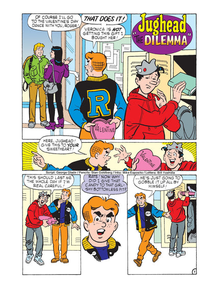 Archie - Jughead 25.01.24: World Of Archie Jumbo Comics, The Archie Library Issue 147, Valentine's Day Edition, Celebrate The Most Romantic Time Of The Year With Archie & Friends In Riverdale!