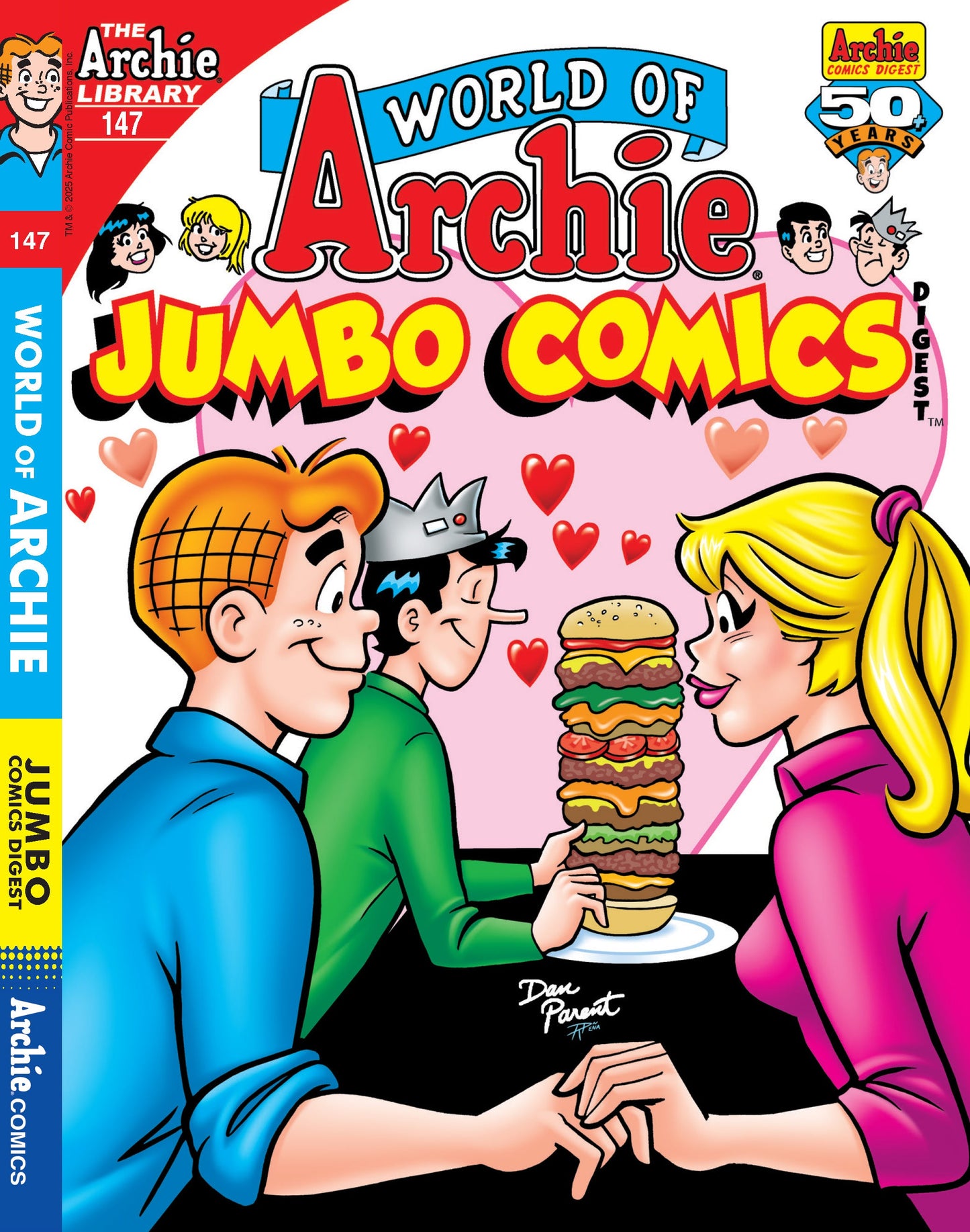 Archie - Jughead 25.01.24: World Of Archie Jumbo Comics, The Archie Library Issue 147, Valentine's Day Edition, Celebrate The Most Romantic Time Of The Year With Archie & Friends In Riverdale!