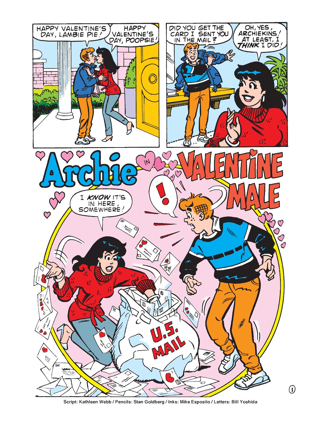 Archie - Archie Showcase Digest 25.01.31: World Of Archie Jumbo Comics, The Archie Library Issue 22, Archie's Valentine's Special, Featuring Heart Warming Stories, Puzzles, Hearts, Candy & More!