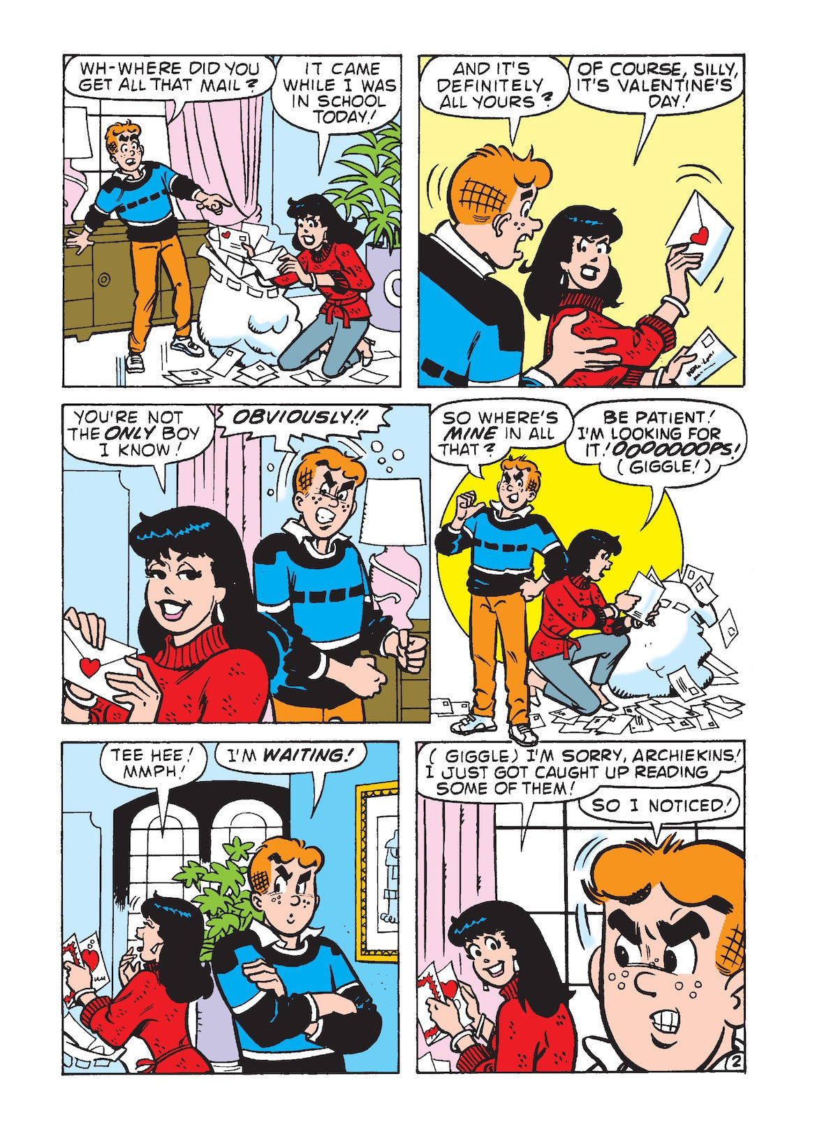 Archie - Archie Showcase Digest 25.01.31: World Of Archie Jumbo Comics, The Archie Library Issue 22, Archie's Valentine's Special, Featuring Heart Warming Stories, Puzzles, Hearts, Candy & More!