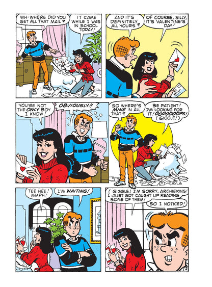 Archie - Archie Showcase Digest 25.01.31: World Of Archie Jumbo Comics, The Archie Library Issue 22, Archie's Valentine's Special, Featuring Heart Warming Stories, Puzzles, Hearts, Candy & More!