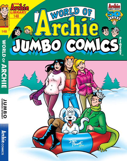 Archie - 25.02.28: World Of Archie Jumbo Comics, The Archie Library #148, Winter Edition,  Adventures With The Riverdale Gang!