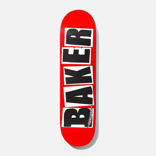 Baker Brand Logo Skateboard Deck - 8.75ƒ?? Red/White
