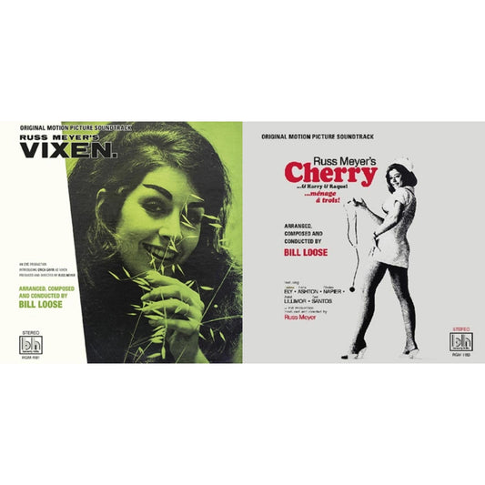 Bill Loose - Russ Meyer’S Vixen Ost (Purple LP Vinyl) & Russ Meyer’S Cherry…& Harry & Raquel Ost (White With Black Swirl LP Vinyl)