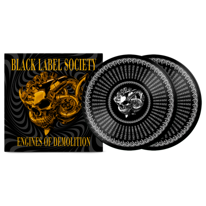 Black Label Society – Engines of Demolition Gold Zoetrope Vinyl Record